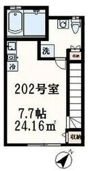 グランジェ南大沢の物件間取画像